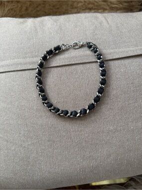 HRH Collection handmade leather coco curb choker